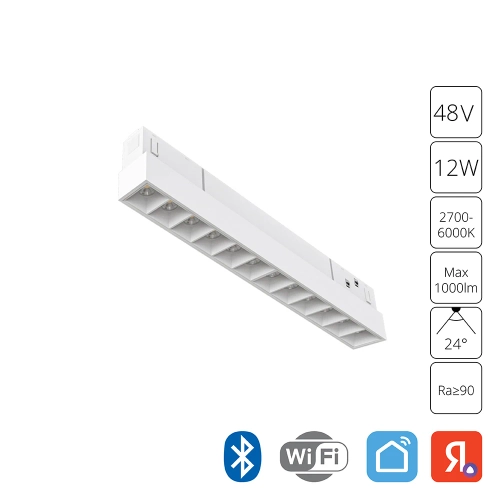 Купить Магнитный трековый светильник Arte Lamp LINEA A4694PL-1WH