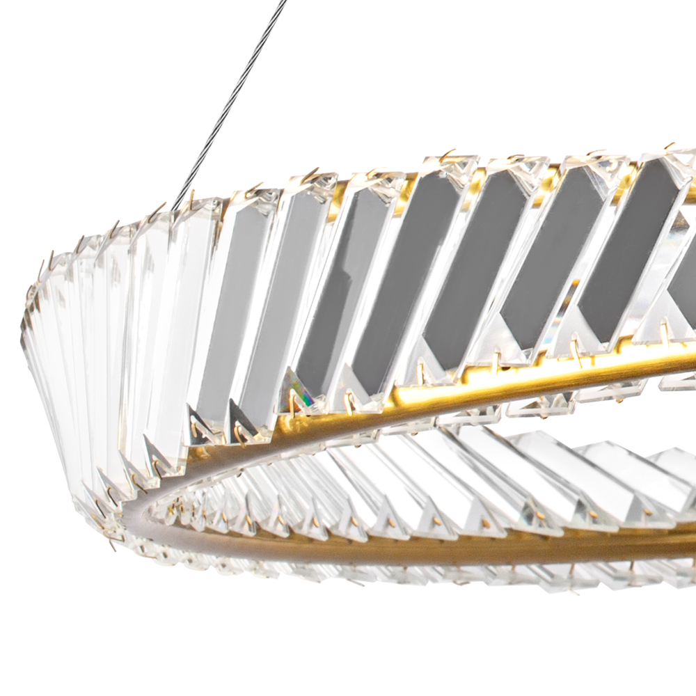 699083 Люстра VIDARE 40W LED 3080LM ЗОЛОТО 3000K IP20
