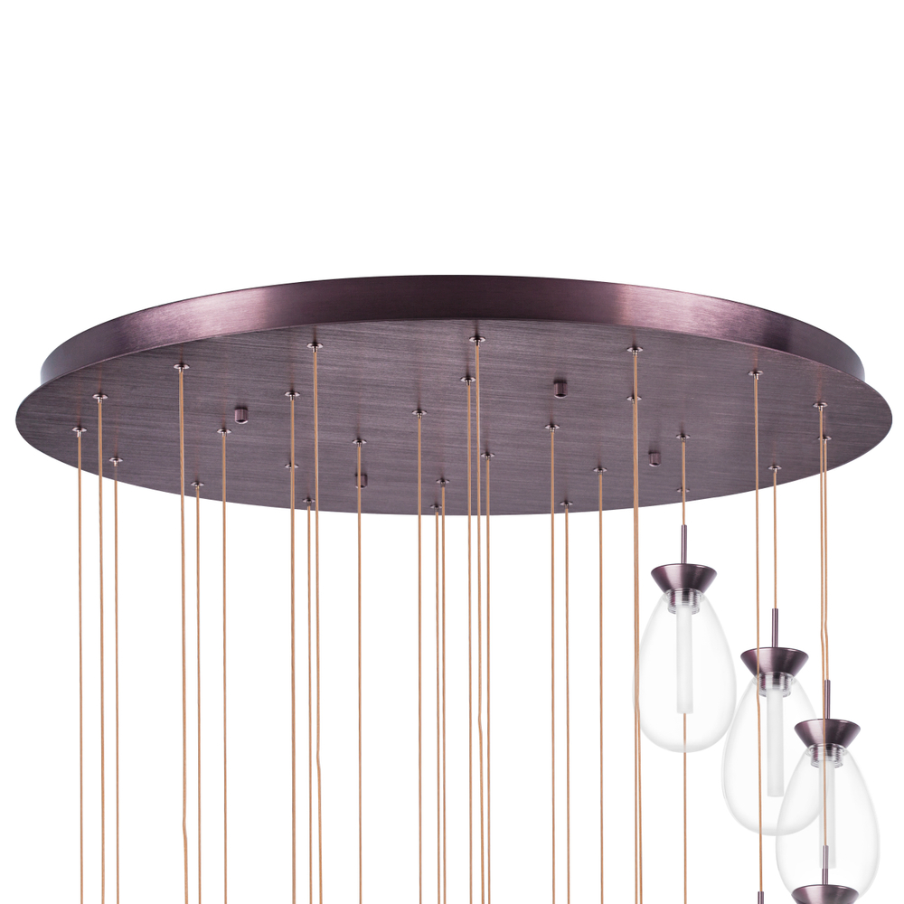 805289 Люстра COLORE LED 28х4W 5600LM КОФЕЙНЫЙ/МУЛЬТИКОЛОР 3000K