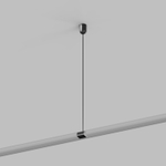TR5537-BK Подвес для штанги серия Rod H200-1200мм, IP20, черный, сталь