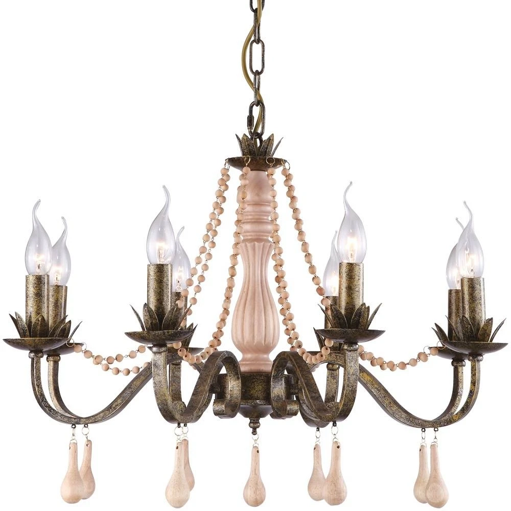 Подвесная люстра Arte Lamp ROSARIO A1832LM-8GA