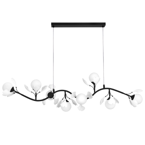 Купить 799087 Люстра CERAMO BW 8х6W(led) G9 ЧЕРНЫЙ/БЕЛЫЙ