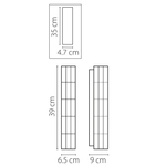 722620 Бра LIMPIO 3х40W G9 ХРОМ/ПРОЗРАЧНЫЙ