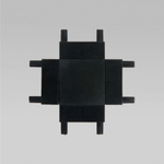 Четырёхсторонний соединитель для накладного шинопровода Flat Magnetic 85003/00