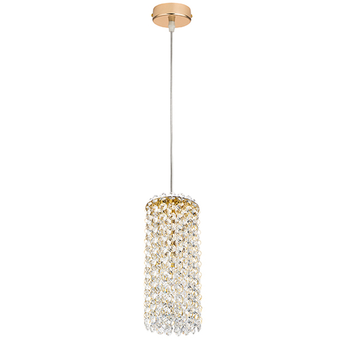 Купить 795322 Подвес CRISTALLO 1х40W G9 ЗОЛОТО