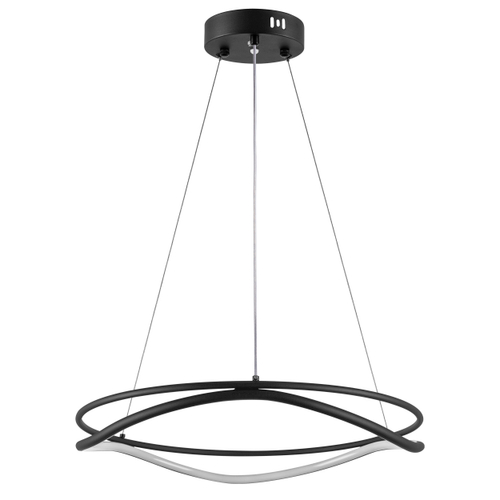 Купить 736517 Люстра ROTONDA 45W LED 2494LM 120G ЧЕРНЫЙ 3000-6000K