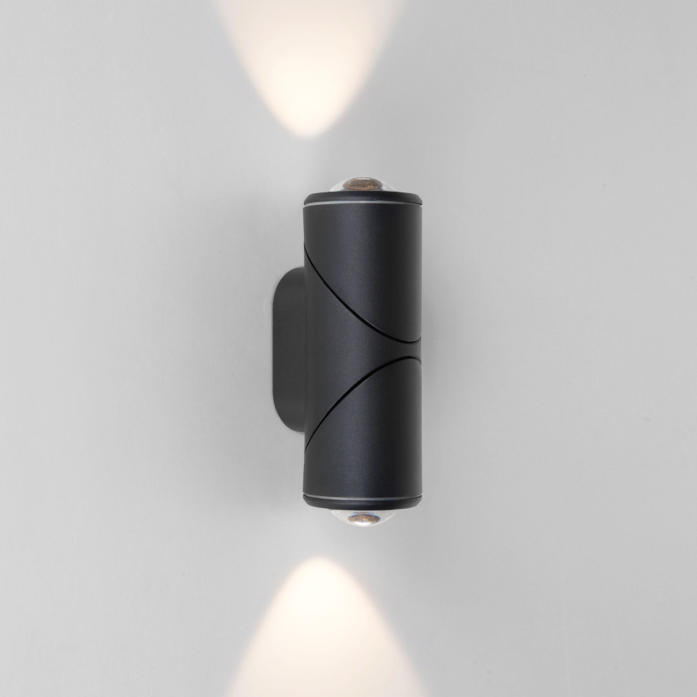 Уличный настенный поворотный светильник GIRA D LED IP54 35127/D черный
