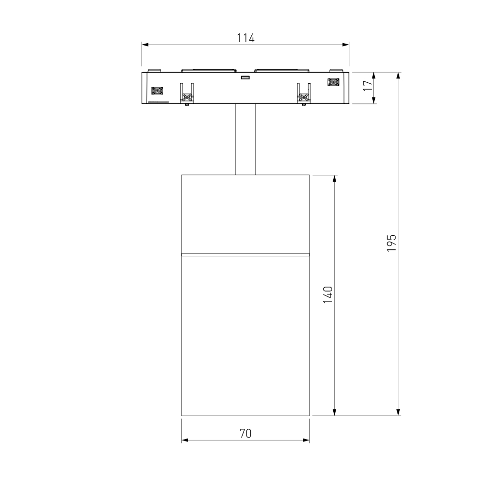Slim Magnetic Трековый светильник для радиусного шинопровода 20W 4200K Comfi чёрный Ø 1200мм 85190/01