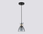 TR3406 BK/FGD/SM черный/золото/дымчатый E27 max 60W D135*1000
