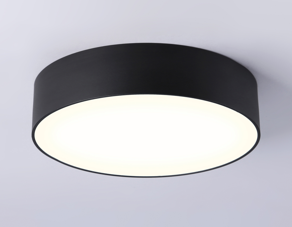 FV5517 BK черный LED 18W 3000K D160*58 (Без ПДУ)