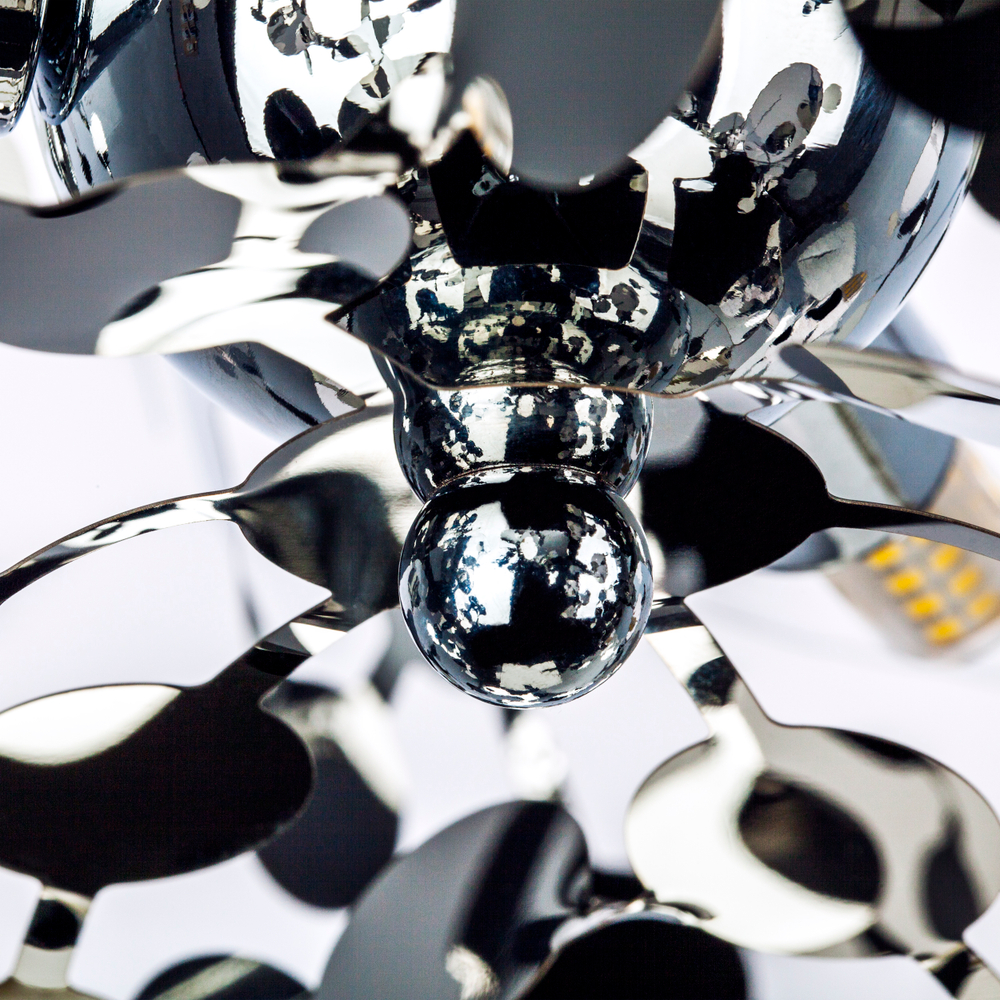 L5PL721134 Подвес пятерной линейный EXTRA 5x3x5W(led) G9  (721134 - 5 + 572164 -1) ХРОМ