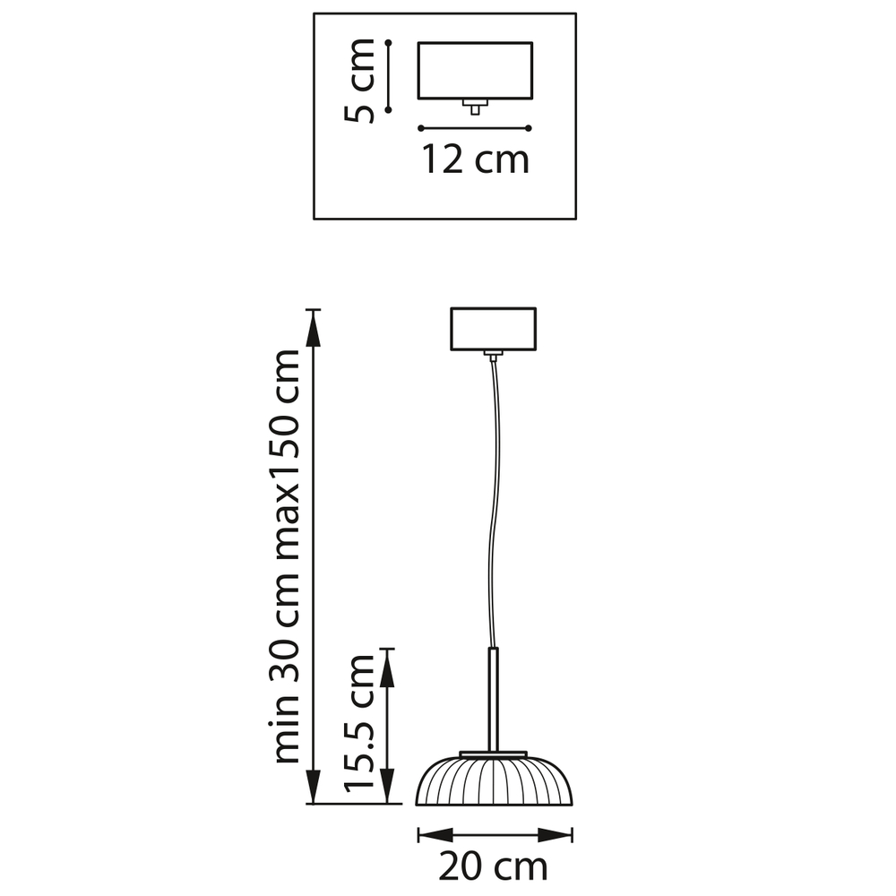 738073 Люстра ACRILE 7W LED 578LM 120G ЗОЛОТО 3000K