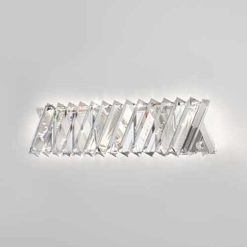 Купить Светодиодный настенный светильник с хрусталем 101005 LED никель хрусталь Strotskis