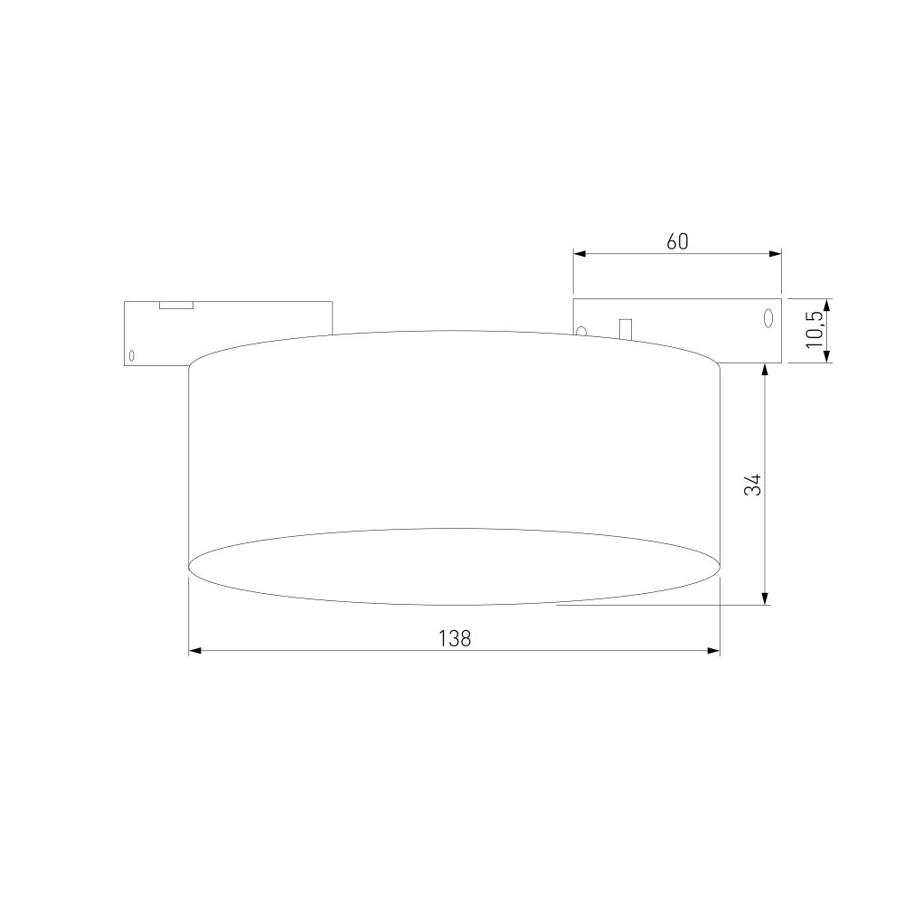 Трековый светильник 12W 3000K Mini Magnetic 85161/01