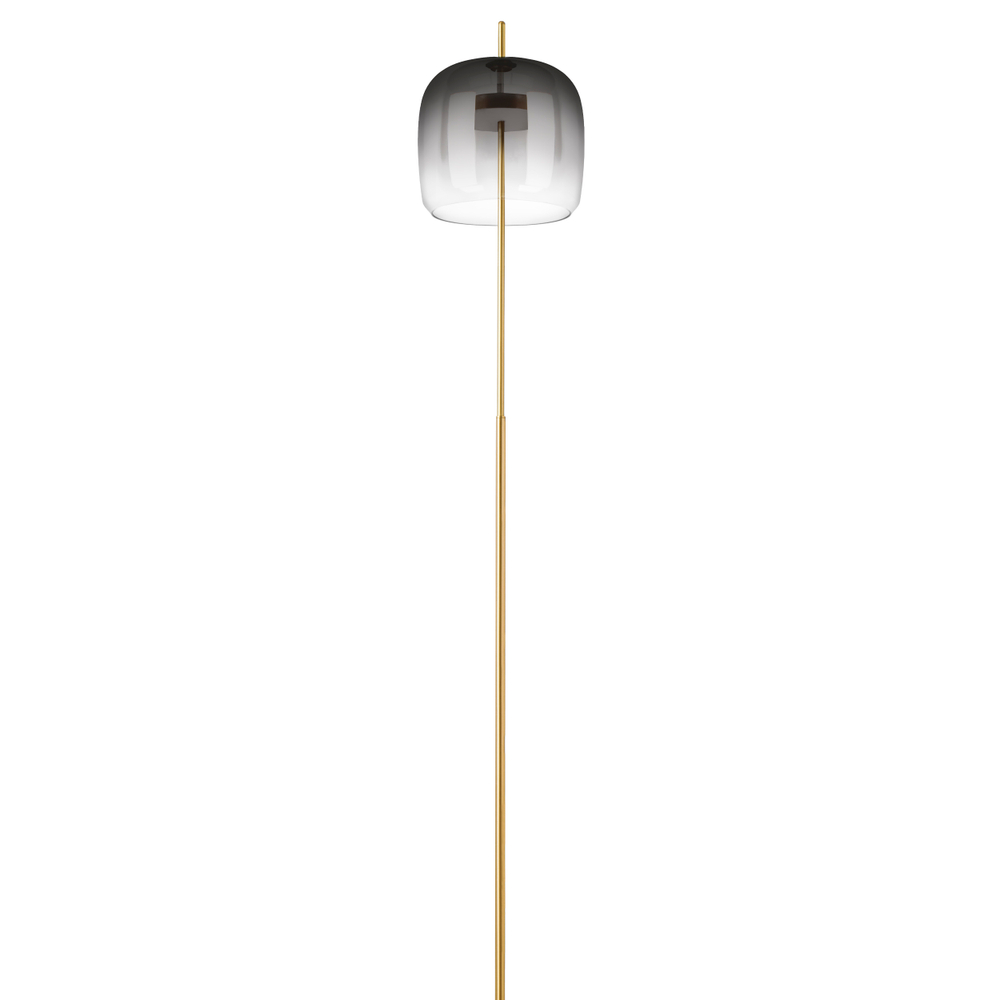 804718 Торшер CUPOLA LED 1х18W 900LM ЗОЛОТО/ДЫМЧАТЫЙ 3000K