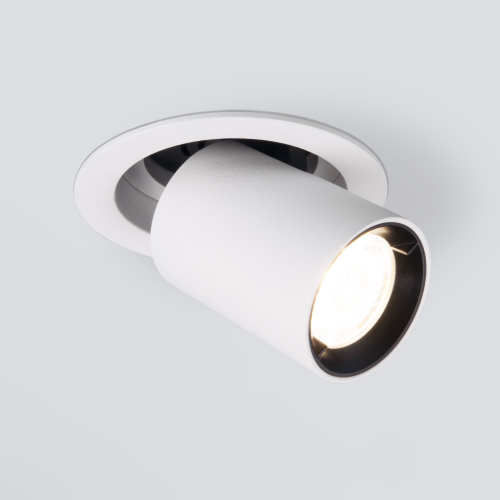 Купить Встраиваемый точечный светодиодный светильник 9917 LED 10W 4200K белый матовый
