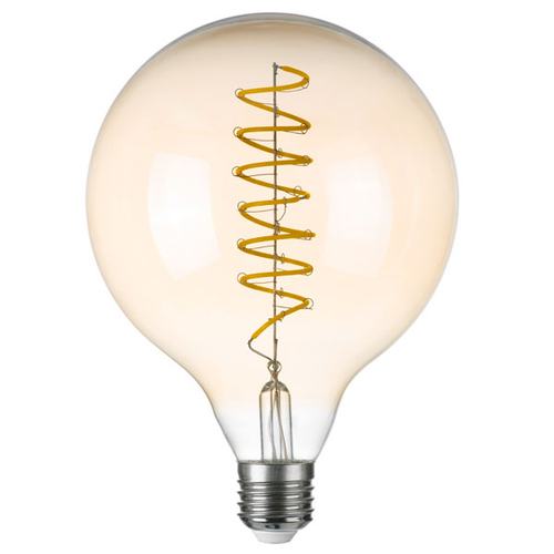 Купить 933304 Лампа энергосберегающая LED FILAMENT 220V G125 E27 8W=80W 700LM 360G CL/AM 4000K 30000H