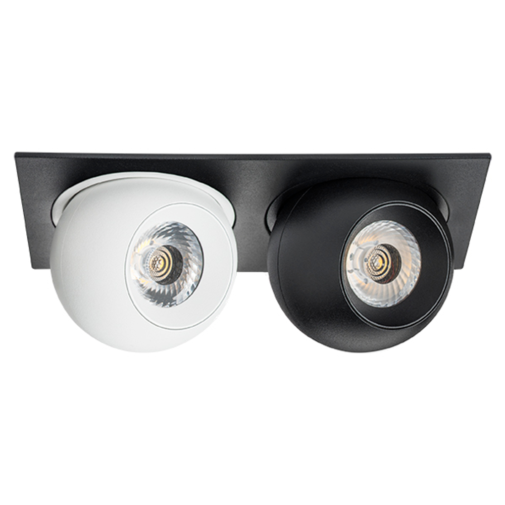 i5276474 Светильник INTERO LED 9W*2 850LM*2 24G ЧЕРНЫЙ/БЕЛЫЙ 4000K (217527+217064+217074)
