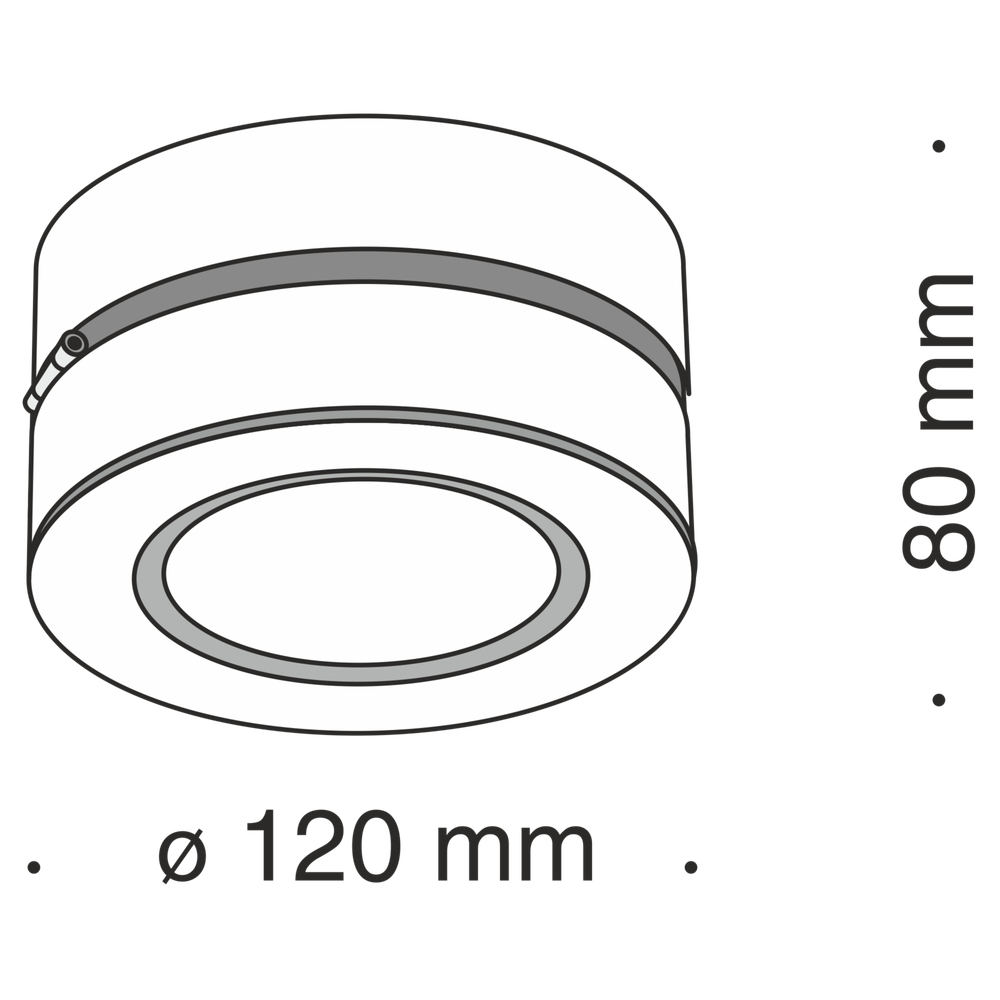 Потолочный светильник Technical C023CL-L20B