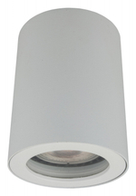 DK3007-WH Накладной светильник влагозащ., IP 44, 15 Вт, GU10, белый, алюминий