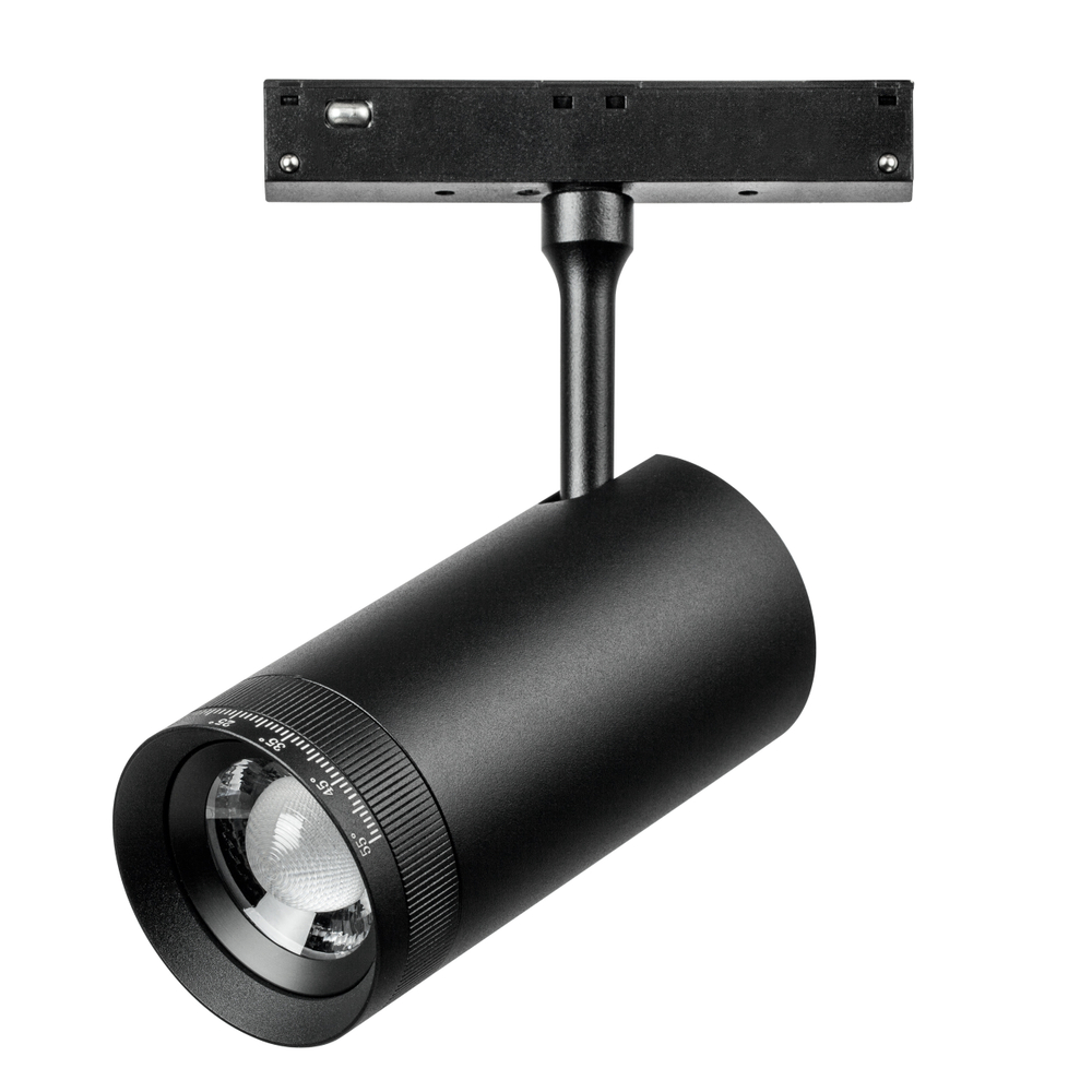 209037 Светильник 48V для трека UNO LED 12W 1000LM 10-55G ЧЕРНЫЙ МАТОВЫЙ 3000K