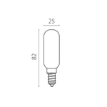 933402 Лампа энергосберегающая LED FILAMENT 220V T20 E14 4W=40W 360LM 360G CL 3000K 15000H