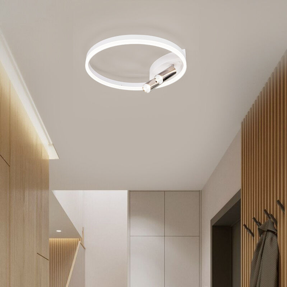 Умный потолочный светильник Eurosvet Luminari 90247/3 90247/3 белый/хром Smart