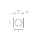 i81906 Светильник INTERO 111 QUADRO (217819+217906)