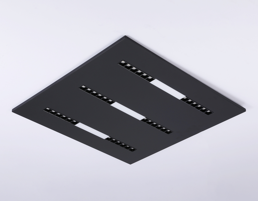DPS1071 BK черный 48W 4000K 175-265V IP20 4080LM 595*595*14