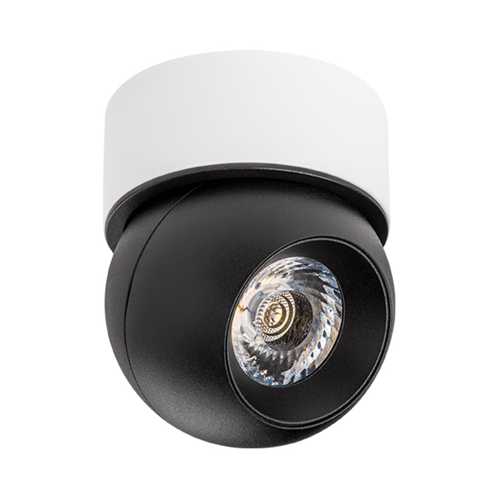 i07206 Светильник INTERO LED 9W 850LM 24G ЧЕРНЫЙ/БЕЛЫЙ 3000K (217072+521706)
