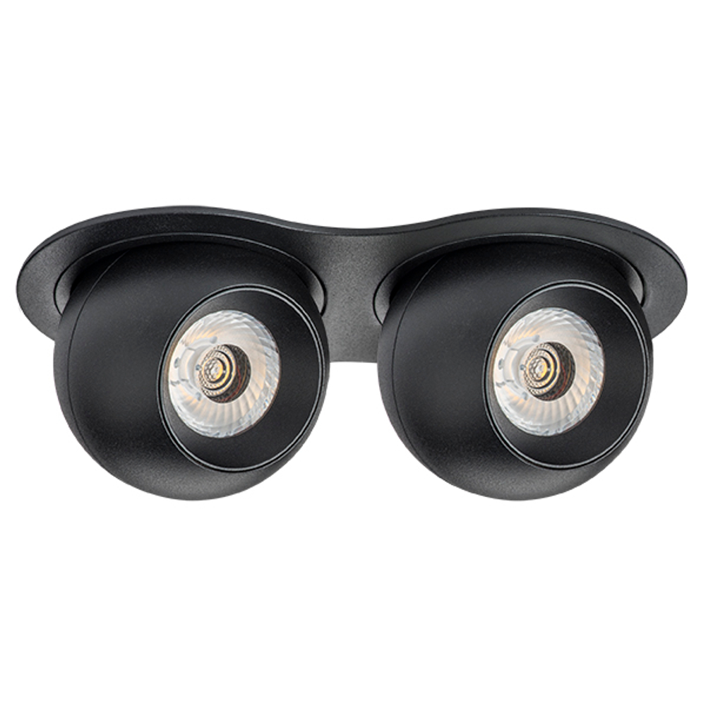 i6277272 Светильник INTERO LED 9W*2 850LM*2 24G ЧЕРНЫЙ 3000K (217627+217072+217072)