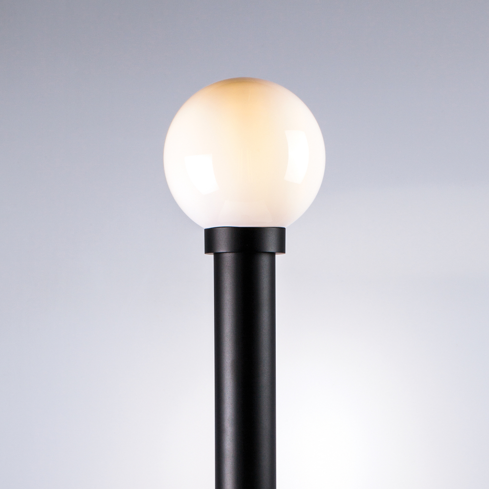 373910 Светильник BOLLA 1x10W (led) E27 ЧЕРНЫЙ IP65