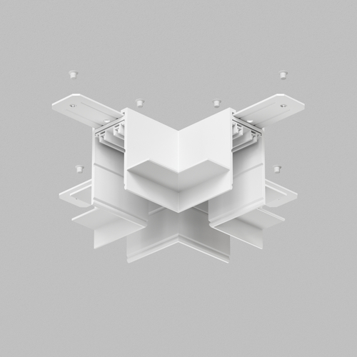 Купить TR2114-WH Коннектор трека SMART для ГКЛ , \&amp;quot;X\&amp;quot; образный, механический , белый