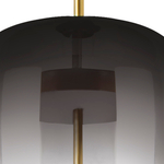 804718 Торшер CUPOLA LED 1х18W 900LM ЗОЛОТО/ДЫМЧАТЫЙ 3000K