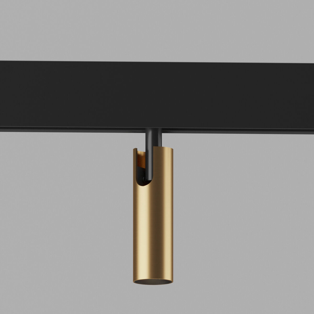 Slim Magnetic Трековый светильник 7W 4200K Cubo латунь 85035/01 85035/01