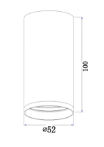 Потолочный светильник Technical C052CL-01B