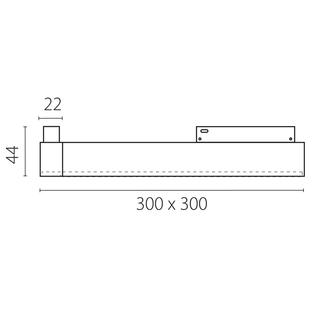 259437 Светильник 48V угловой д/трека UNO LED 24W 1600LM 90G ANTIGLARE ЧЕРНЫЙ МАТОВЫЙ 3000K