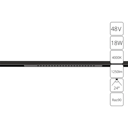 Купить Магнитный трековый светильник Arte Lamp OPTIMA A7267PL-1BK