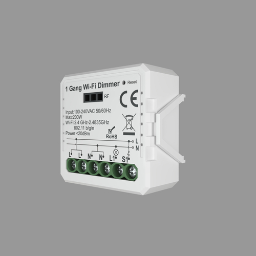 Купить RL1003-DM Одноканальное Wi-Fi реле-диммер 1 x 200 Вт