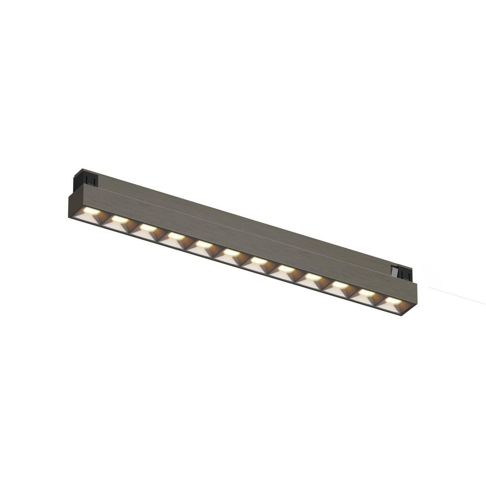 DK5771-DN Светильник для трека SHINE GRILL со светодиодом, L231*W19*H27, 48V DC, 10W, RA?90, 3000K, IP20, темный никель, алюминий
