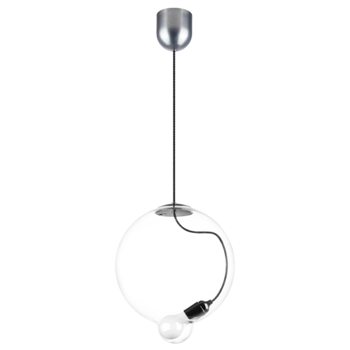 Купить 805300 Люстра COLORE 1х8W (led) E27 АЛЮМИНИЙ/ПРОЗРАЧНЫЙ