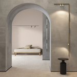 DK5742-SB Светильник для трека SHINE SPOT со светодиодом, D35*H100, 48V DC, 8W*2 , RA?90, 3000K, IP20, сатинированная латунь, алюминий