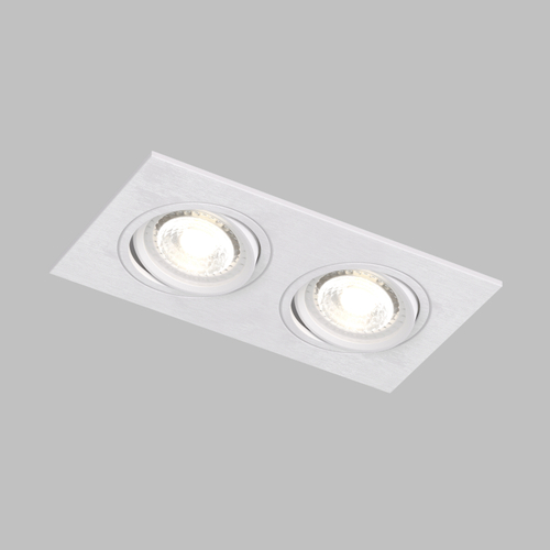 Купить DK3022-WH Встраиваемый светильник, IP 20, 10 Вт, GU5.3, LED, белый, пластик