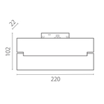 269007CCT Светильник трековый 48V UNO CCT LED 12W 460LM 120G ЧЕРНЫЙ МАТОВЫЙ 3000/4000/6000K/SMART