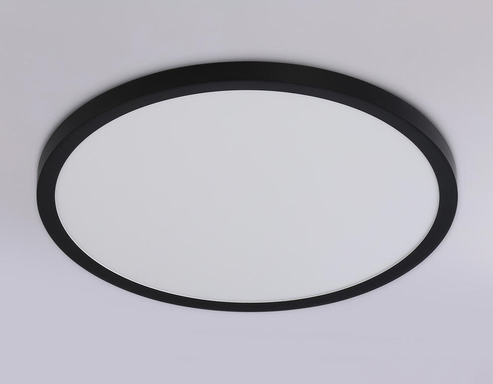 FZ1957 BK черный IP54 26W 5000K D370*15 (Без ПДУ)