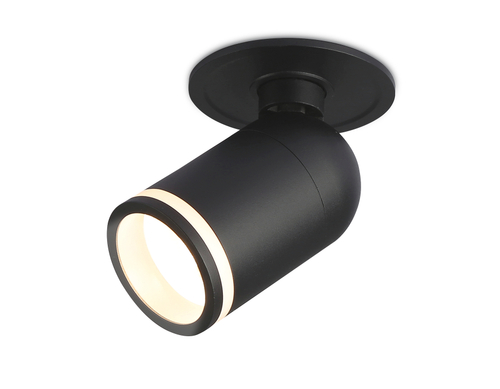 Купить TA1273 SBK/FR черный песок/белый матовый MR16 GU5.3 D55*136