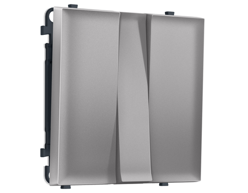 Купить MS505010 Комплект механизма 3-кл выключателя SIGMA Сталь матовый 10A-250V QUANT PRO (SP5050, PR133)