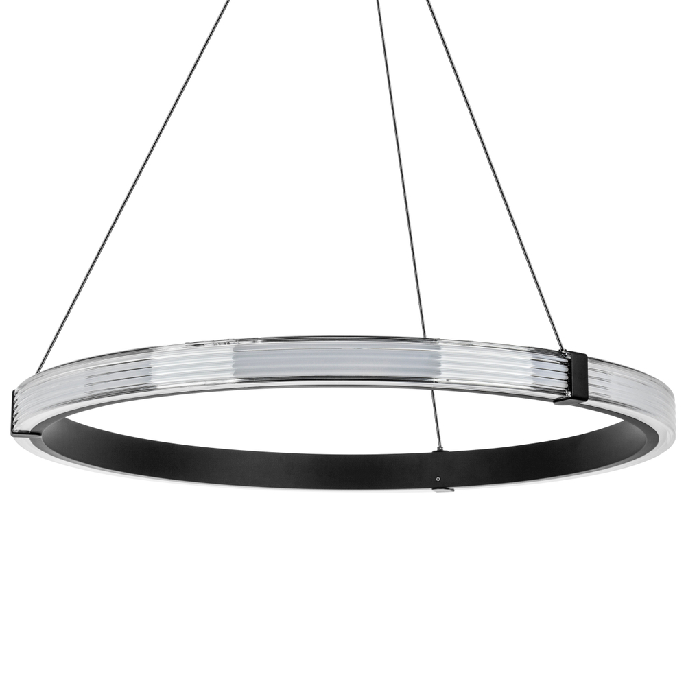 736287 Люстра ROTONDA 42W LED 2106LM 360G ЧЕРНЫЙ 3000K