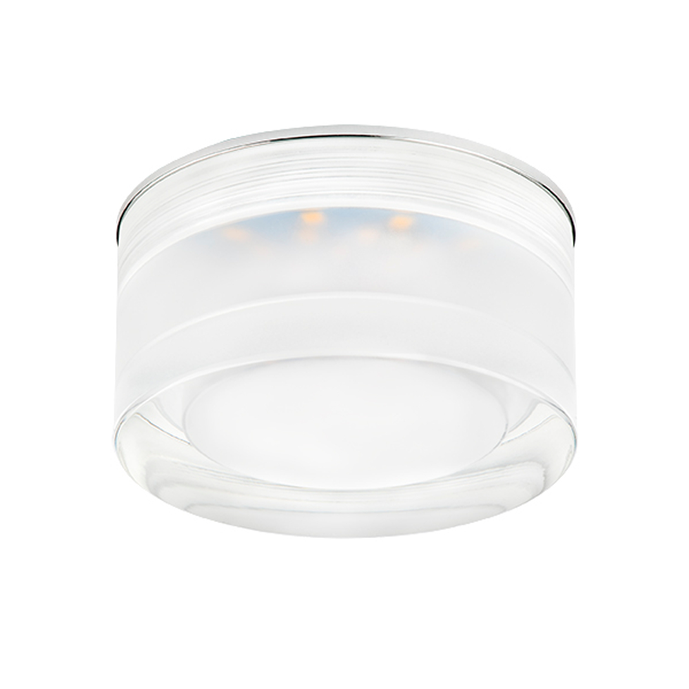 070234 Светильник ARTICO CYL LED 5W 400LM ХРОМ/ПРОЗРАЧНЫЙ/МАТОВЫЙ 4000K