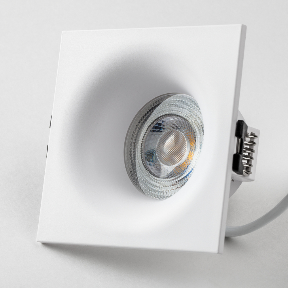012136 Рамка (светильник) PVC д/LED-модулей 941хх и LED-ламп D50мм LEVIGO QUAD БЕЛЫЙ